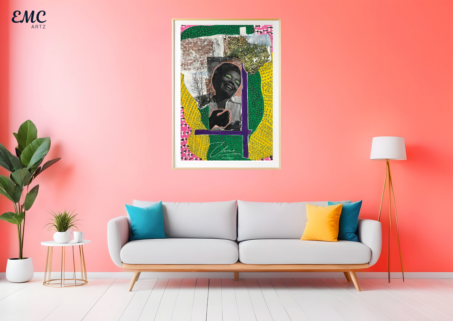 Joyful Spirit Collage Art Print
