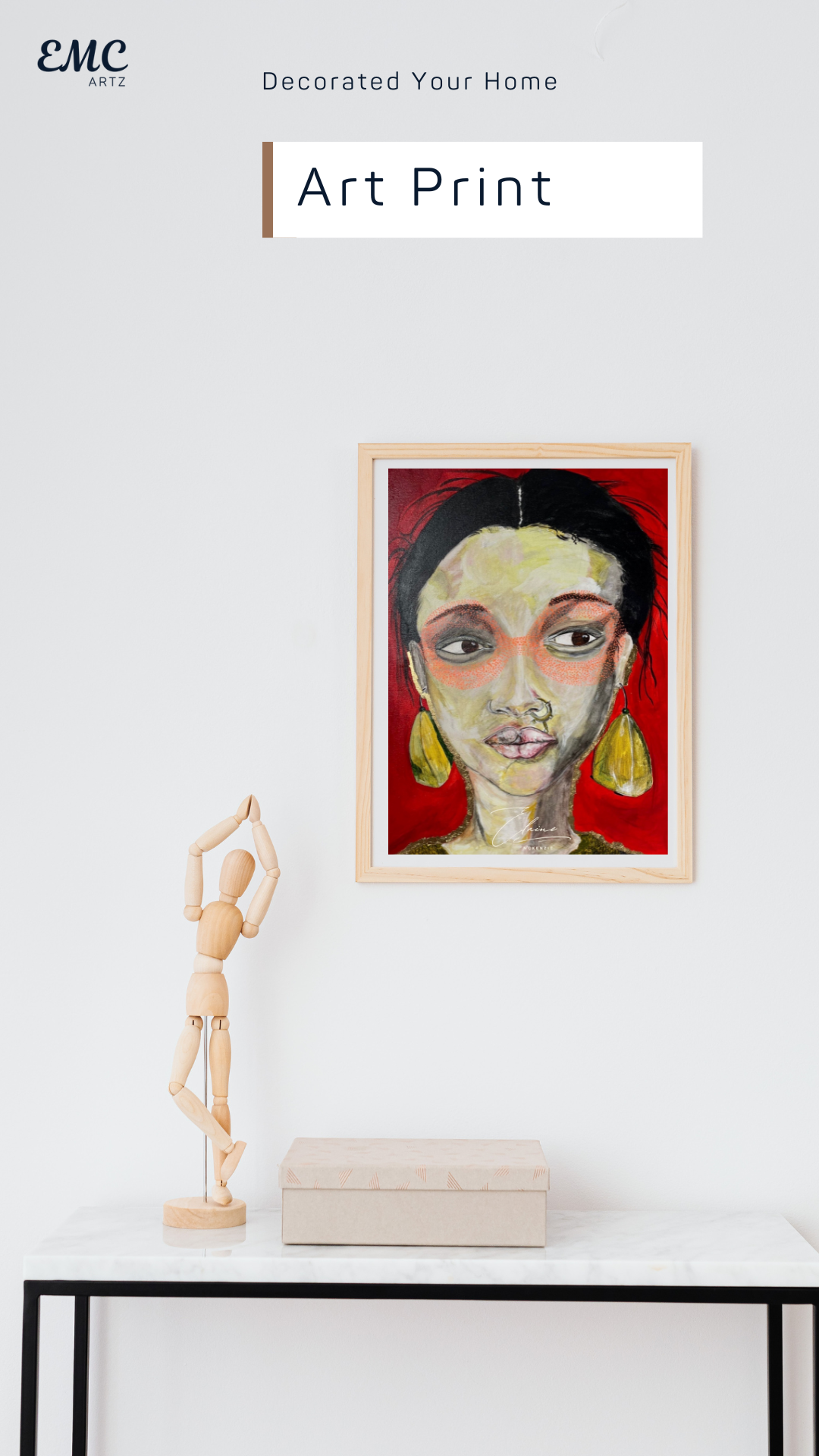 High Fashion Abstract Face Portrait