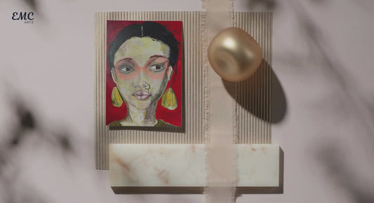 High Fashion Abstract Face Portrait