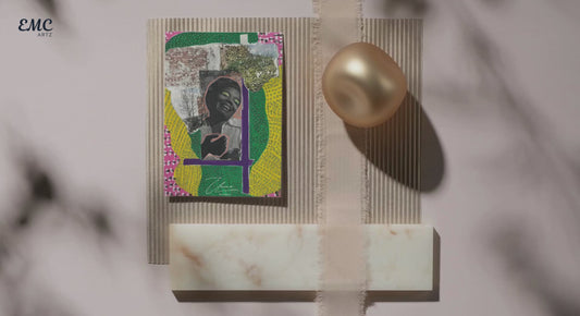 Joyful Spirit Collage Art Print